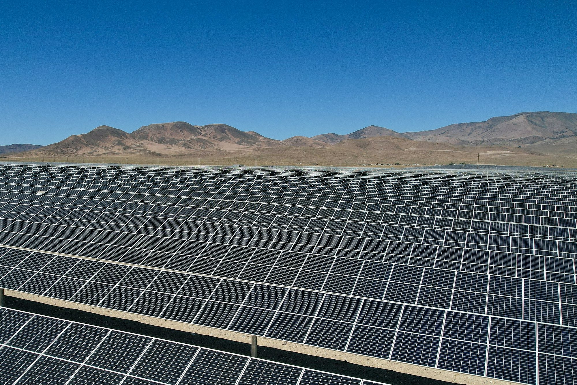 A great solar farm in the desert, the region’s energy future