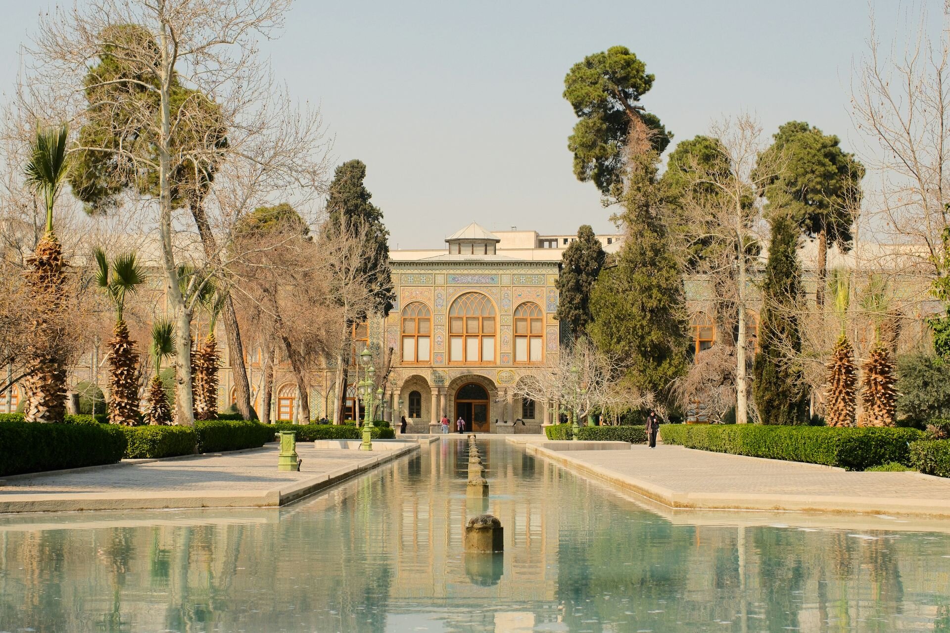 Golestan Palace and its reflecting pool, Tehran