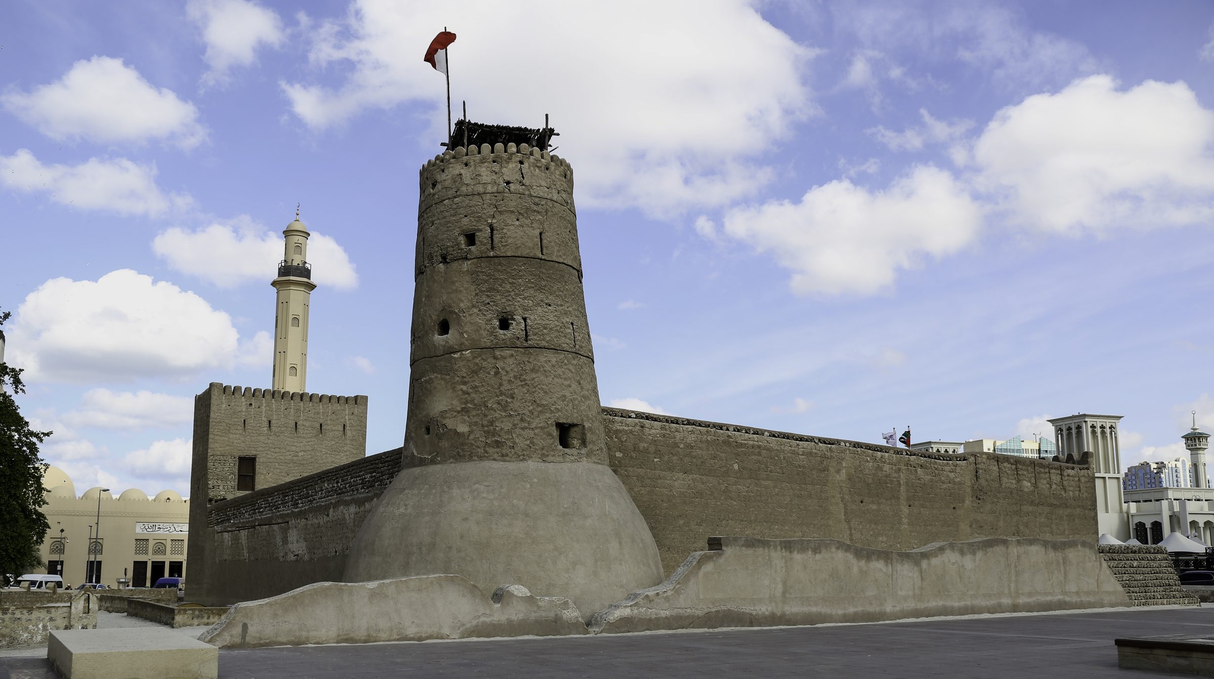 El Fuerte de Al Fahidi, sede del Museo de Dubái, en el corazón del antiguo Dubái