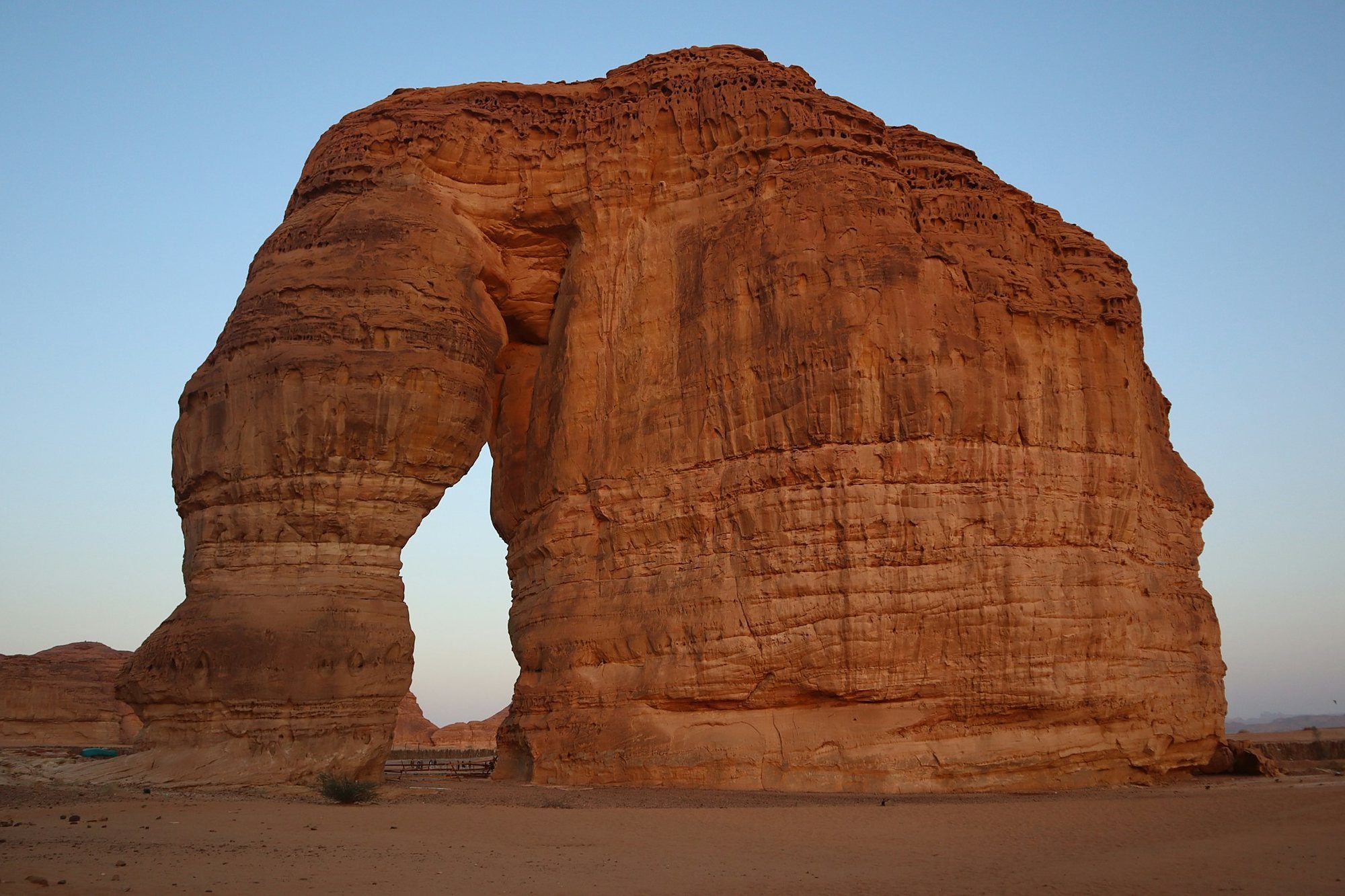 Elephant Rock en el desierto de AlUla, Arabia Saudí