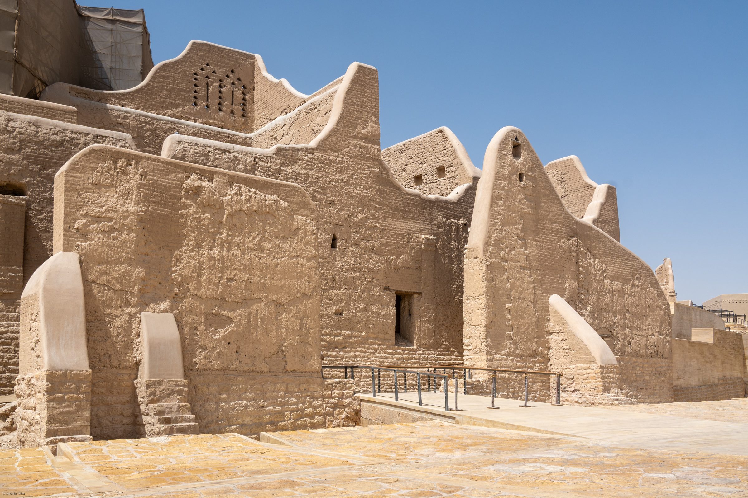 Palacios de adobe de At-Turaif, sitio del Patrimonio Mundial de la UNESCO en Diriyah